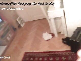 Stripperin mit prallem Hintern wird hart in jedes Loch gefickt