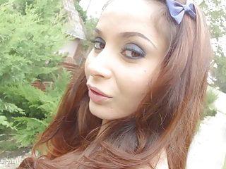 Aurelly geile Schlampe in den Arsch gefickt - Analsex im Freien